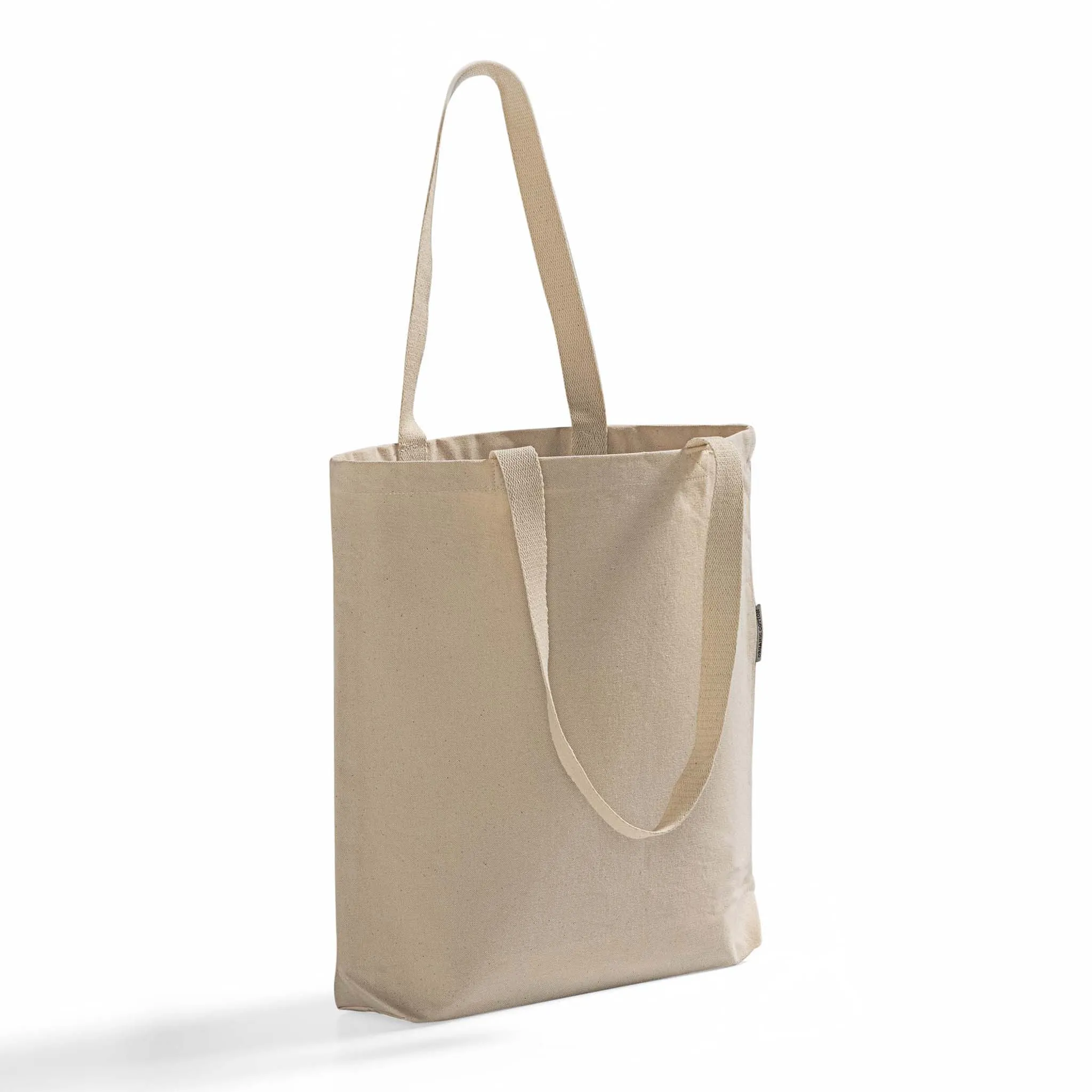 Organic Grocery Canvas Tote Bags W/Gusset - OR210