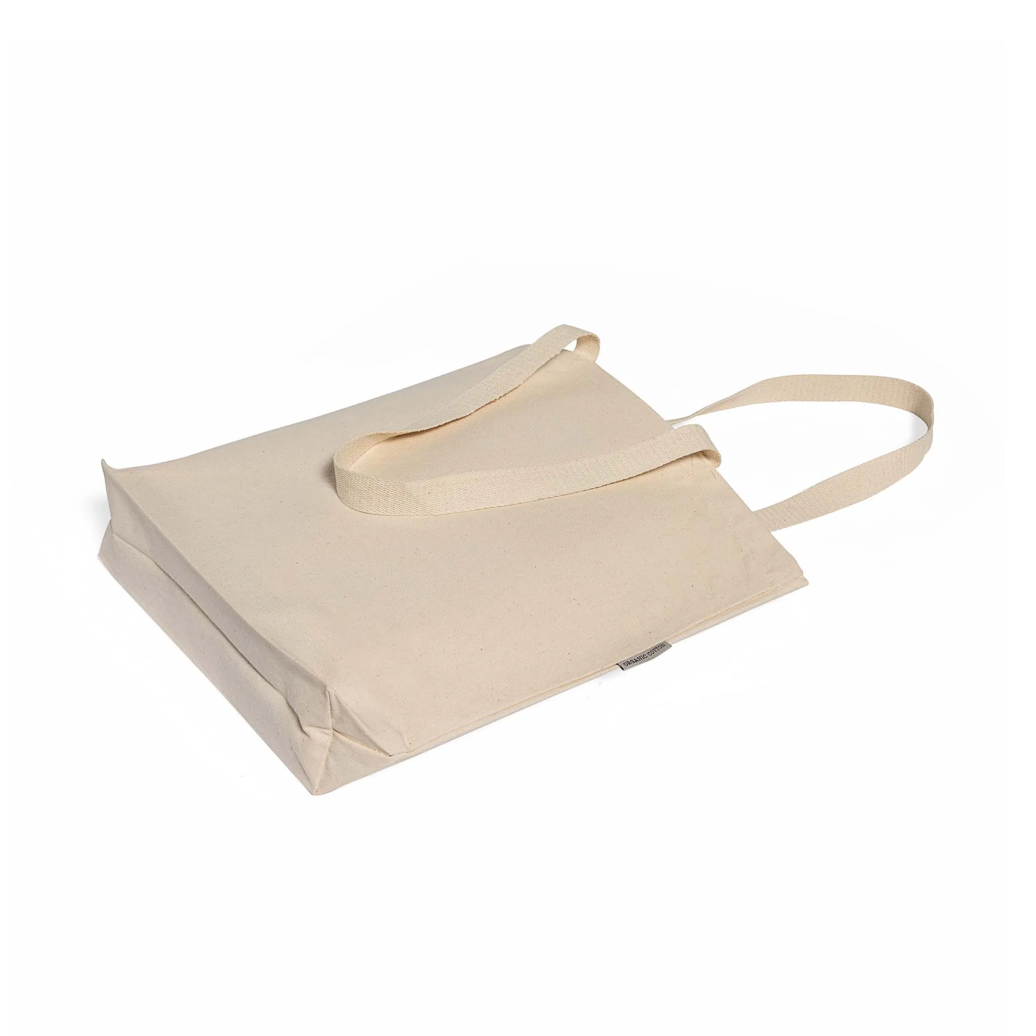 Organic Grocery Canvas Tote Bags W/Gusset - OR210