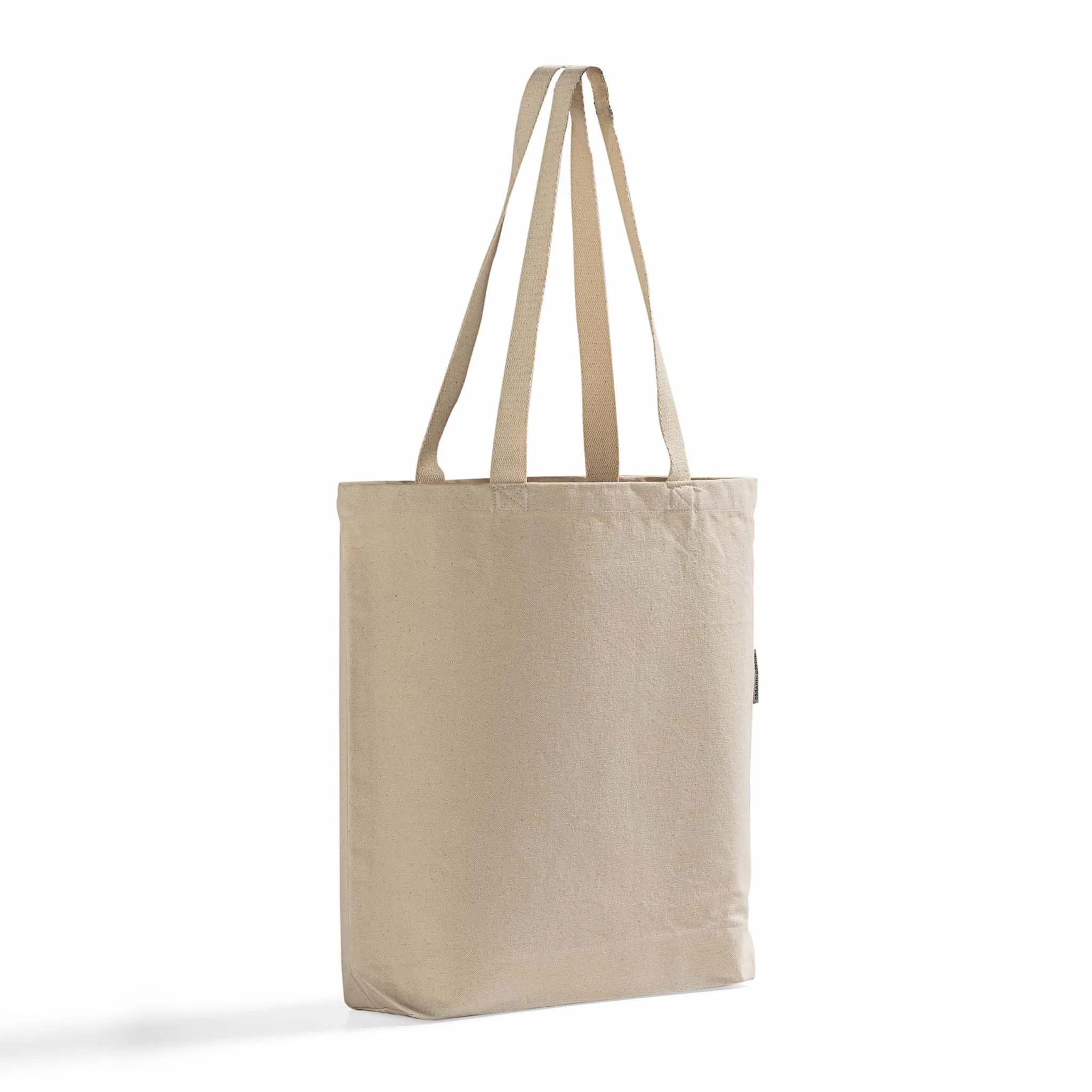Organic Grocery Canvas Tote Bags W/Gusset - OR210