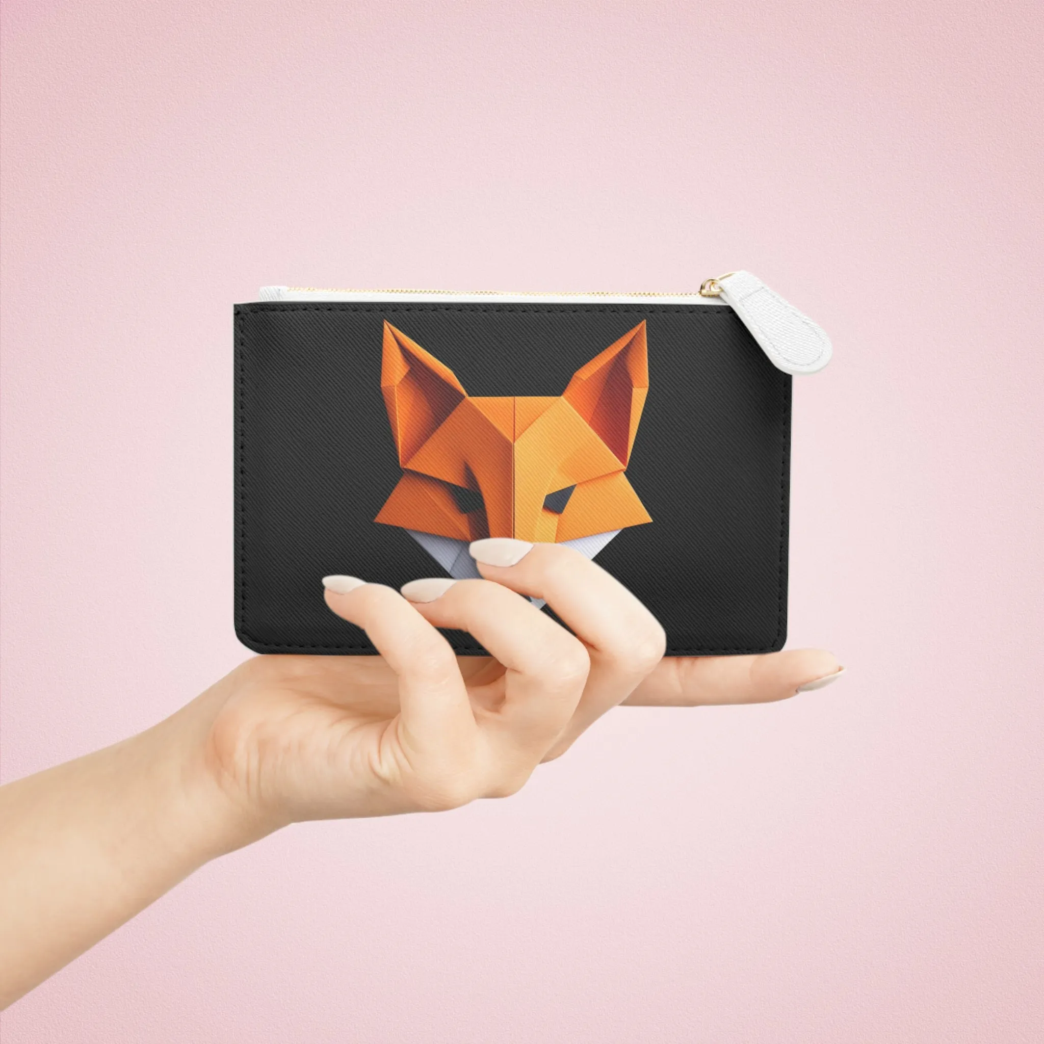 Origami Fox Mini Clutch Bag