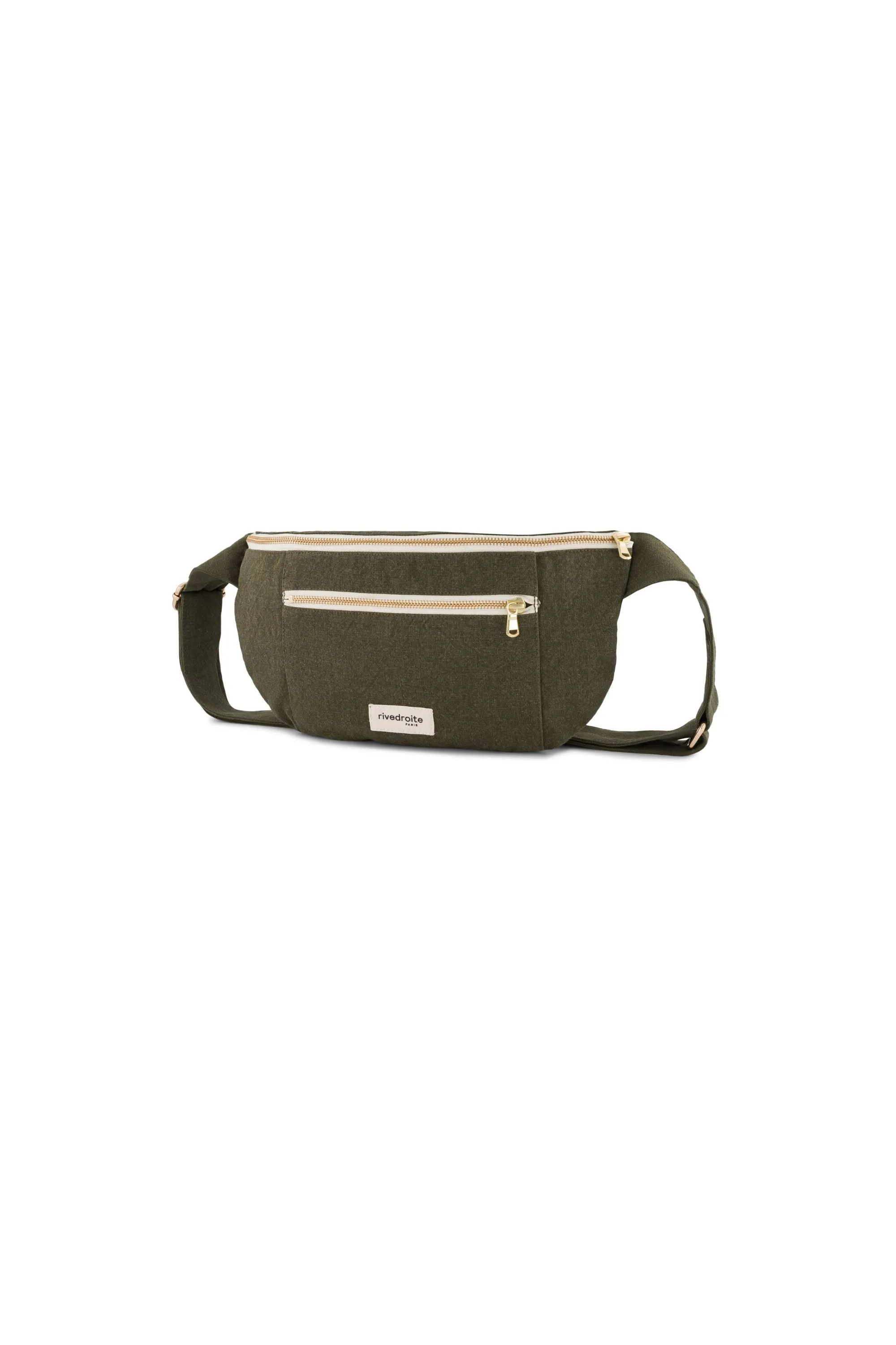 Orsel the new waist bag Large Size - Recycled cotton Military Green