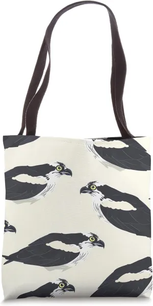 Osprey Minimalist Animal Wildlife Pattern Tote Bag