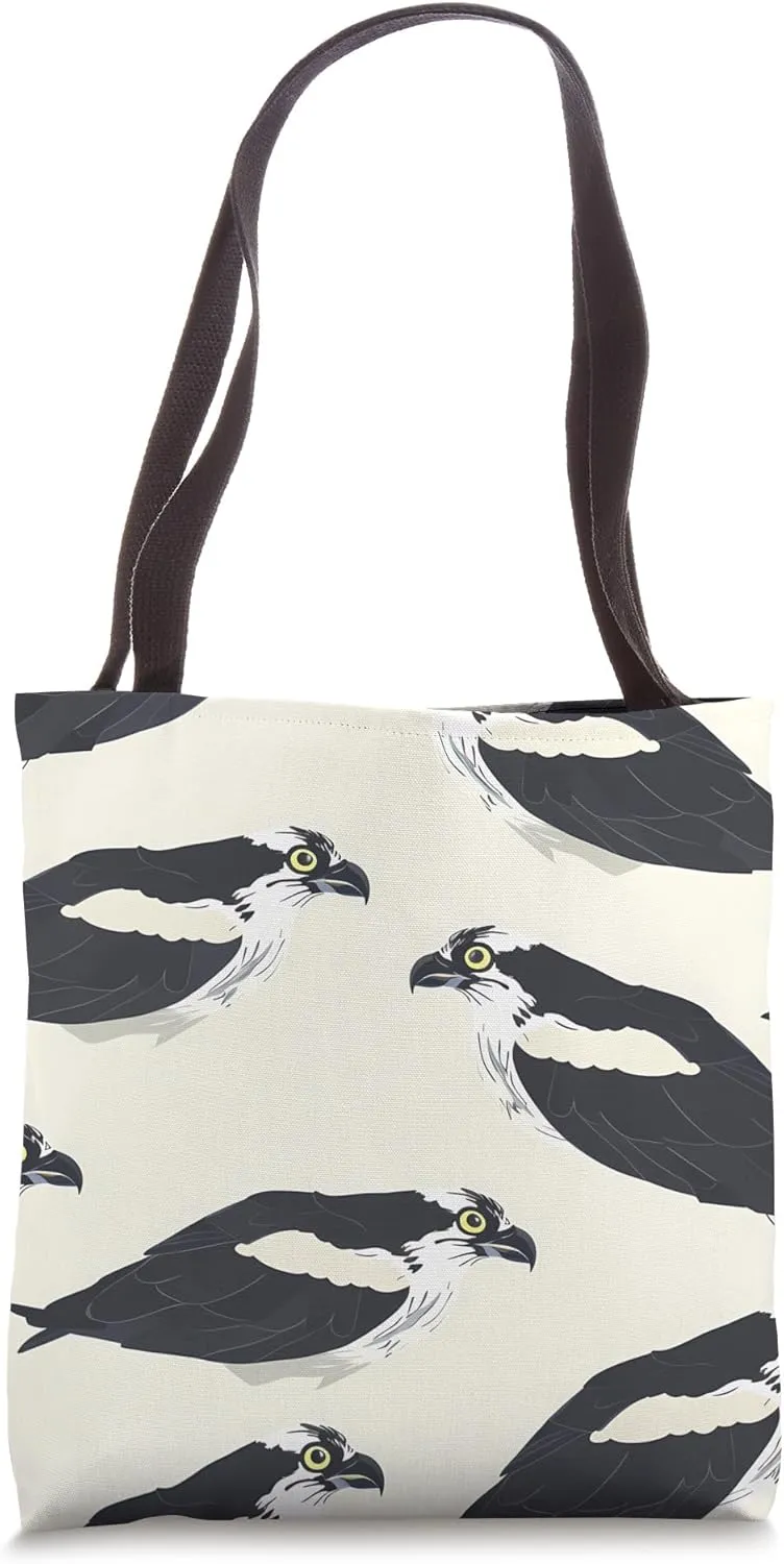 Osprey Minimalist Animal Wildlife Pattern Tote Bag