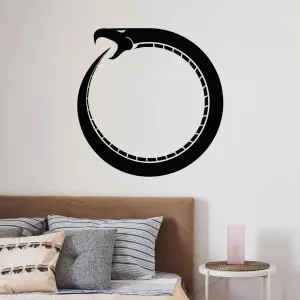 Ouroboros Wall Stickers Vinyl Decal Snake Infinity Zen Buddhism Philosophy (ig1725)