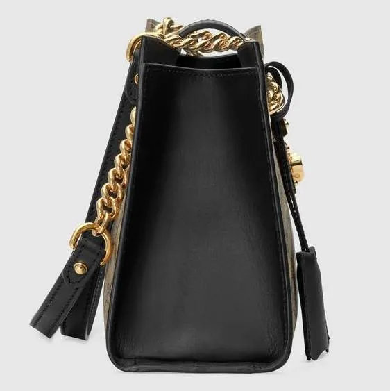 Padlock Small GG Bees Shoulder Bag