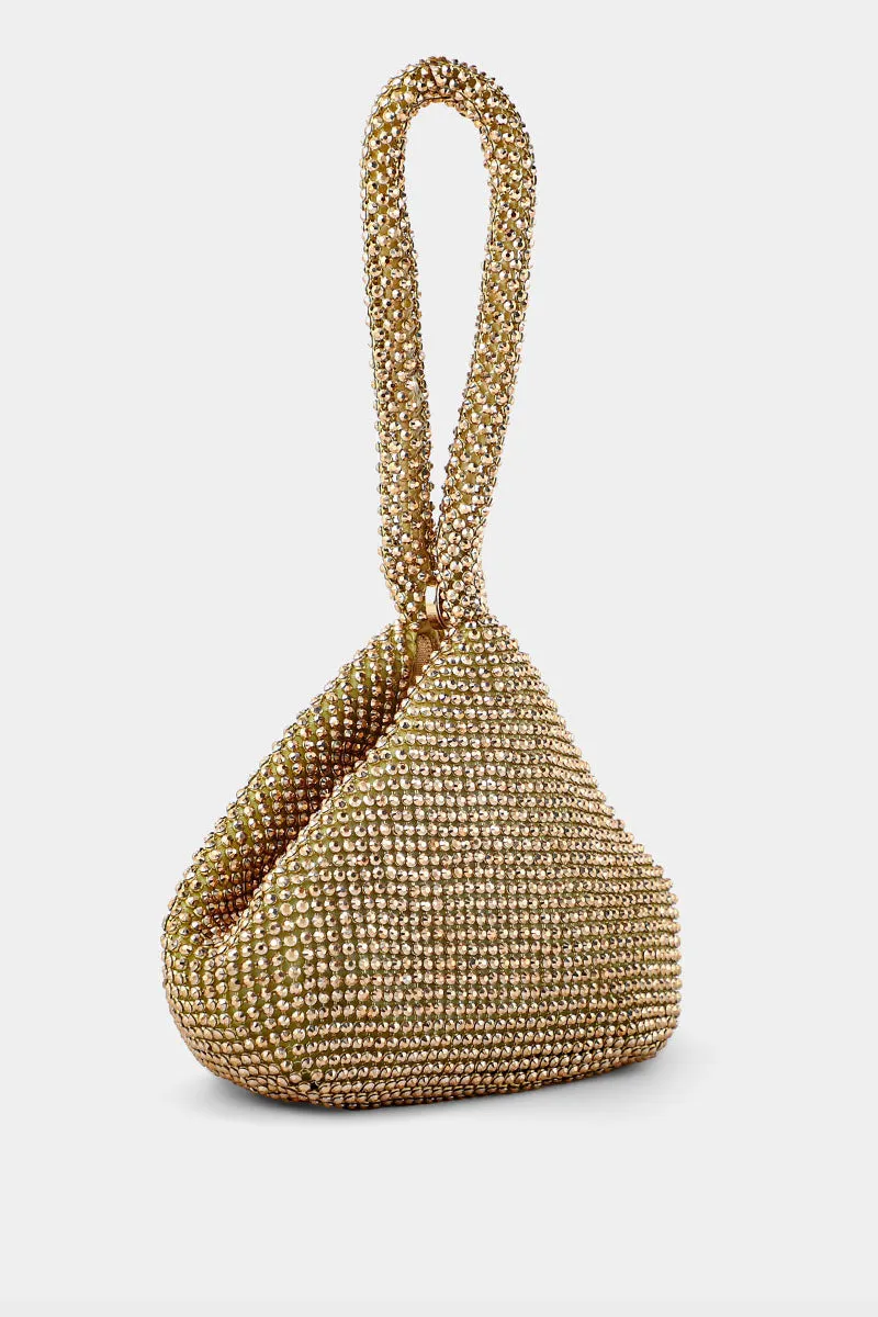 Party Wear Clutch BK4047-Golden