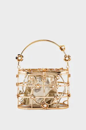 Party Wear Clutch BK4063-Golden