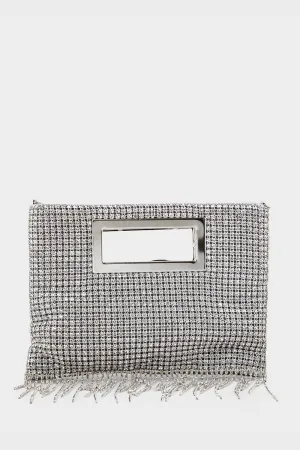 Party Wear Clutch BK4068-Silver