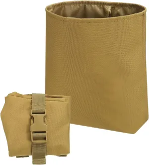 PATIKIL Dump Pouch, Folding Dump Waist Bag Roll-Up Drawstring Utility Tool Storage Pack Backpack Accessories Shooting Climbing Outdoor Sports Bag