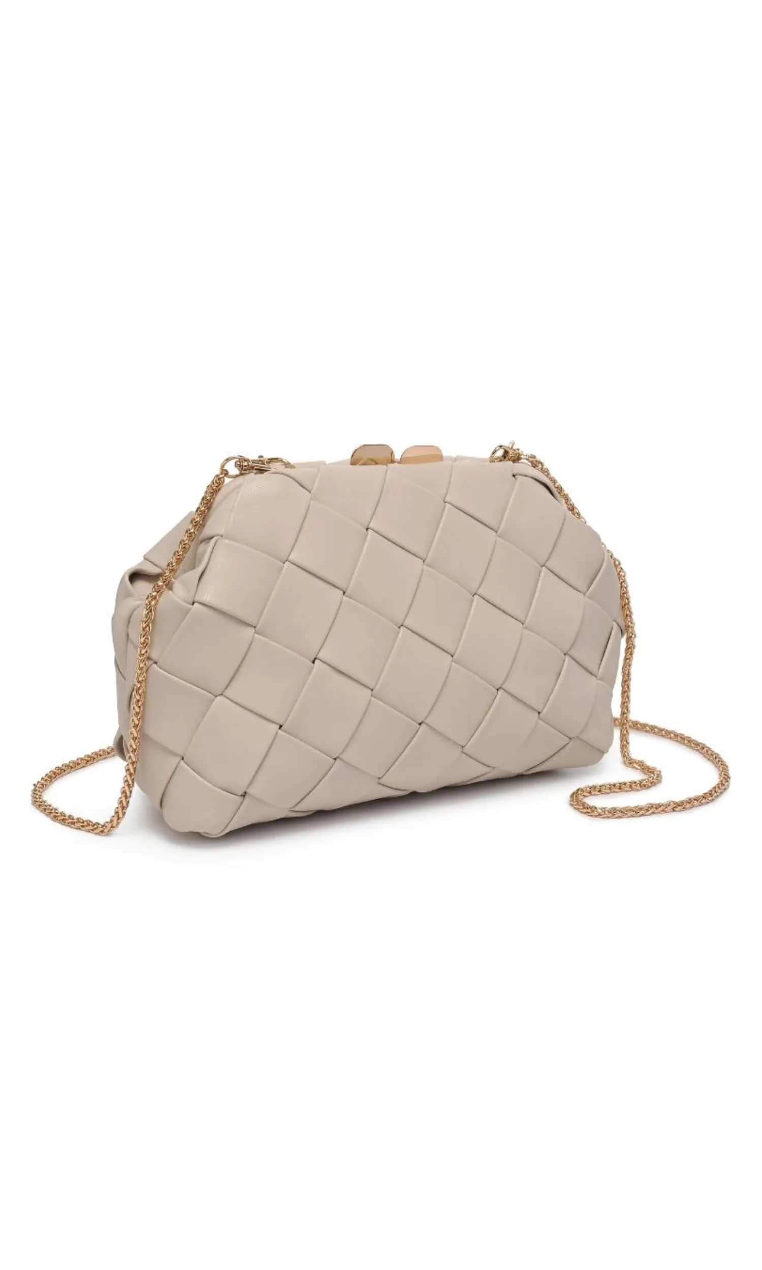 Pauline Woven Crossbody Clutch