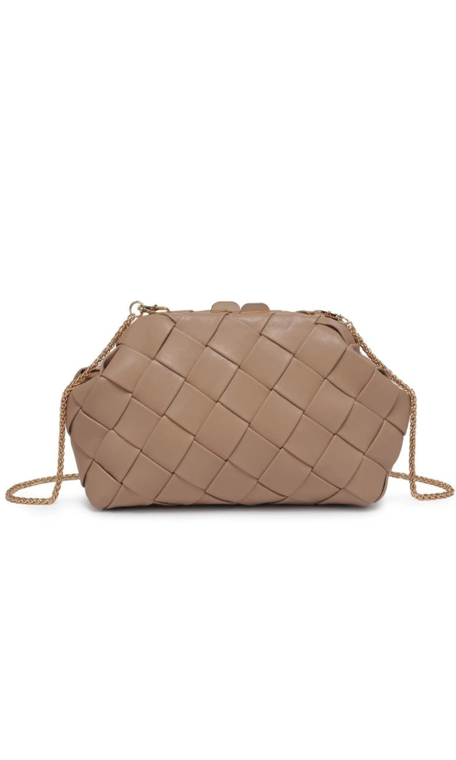 Pauline Woven Crossbody Clutch