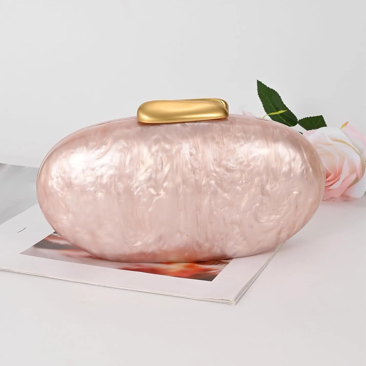 pearl clutch purses for women,shell acrylic handbags evening bag purse small Shoulder crossbody bags Wedding Guest