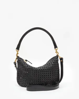 Petit Moyen Messenger Black Rattan