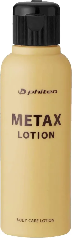 Phiten Metax Massage and Skin Care Lotion - Muscle Rub for Neck, Shoulder, Back, Leg or Foot - Muscle and Joint Support Body Care Lotion - 4.05 fl oz