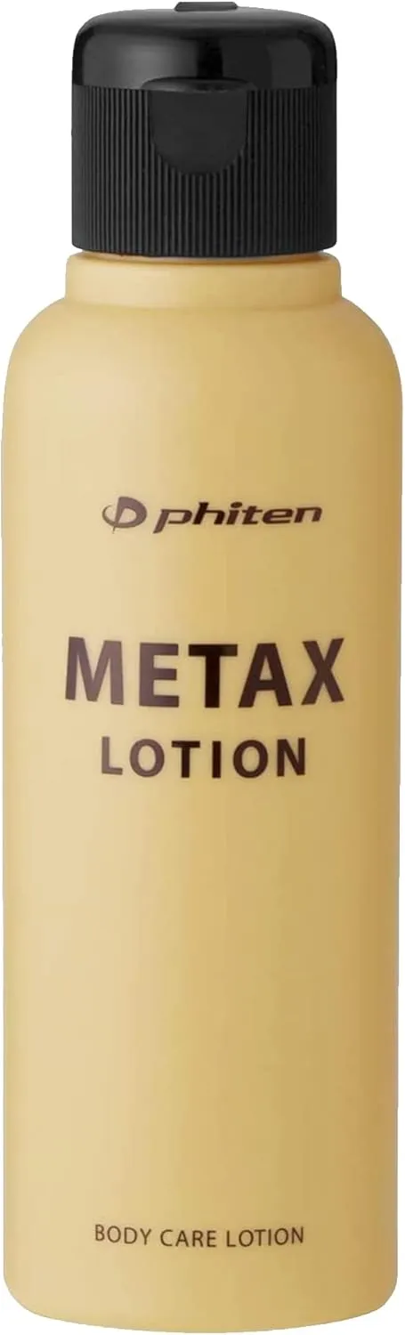 Phiten Metax Massage and Skin Care Lotion - Muscle Rub for Neck, Shoulder, Back, Leg or Foot - Muscle and Joint Support Body Care Lotion - 4.05 fl oz