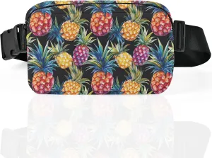 Pineapple Fanny Pack for Women Casual Belt Bag Waterproof Purse Lightweight Waist Bags with Adjustable Straps Wallet Travel Presents Workout