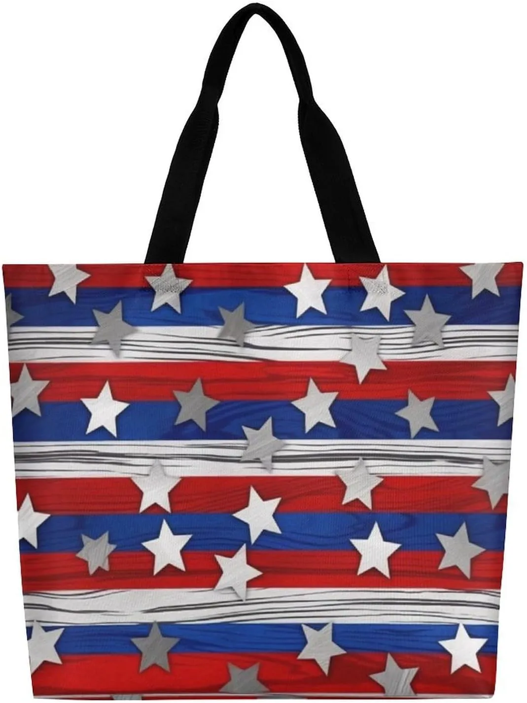 Playful Doodles Tote Bags, Reusable Grocery Bags, Large Shopping Bag, Beach Bag for Women