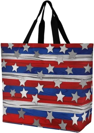 Playful Doodles Tote Bags, Reusable Grocery Bags, Large Shopping Bag, Beach Bag for Women