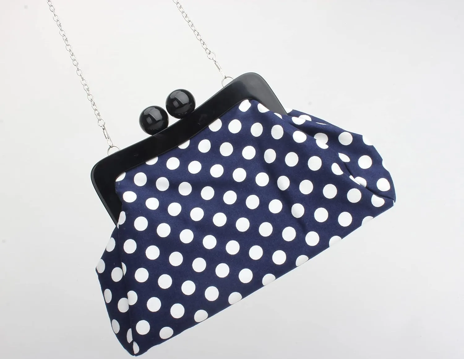Polka Dot Evening Bag Clutch Purse for Women Wedding Party Handbag Cocktail Bag