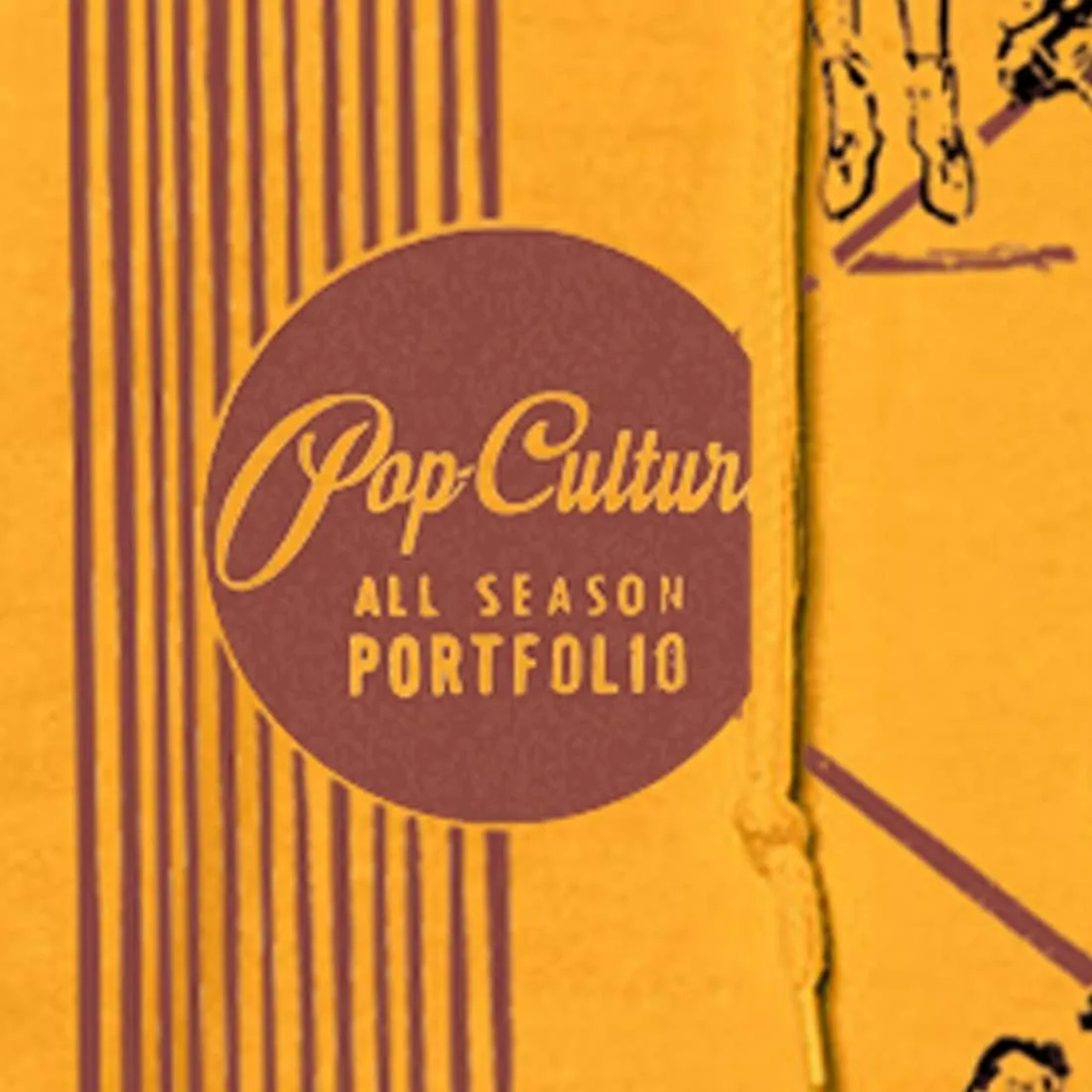 Pop-Culture Retro Vintage Folder GOLD 70's-80s Nostalgia Front and Back Graphics Mens Fleece Hoodie