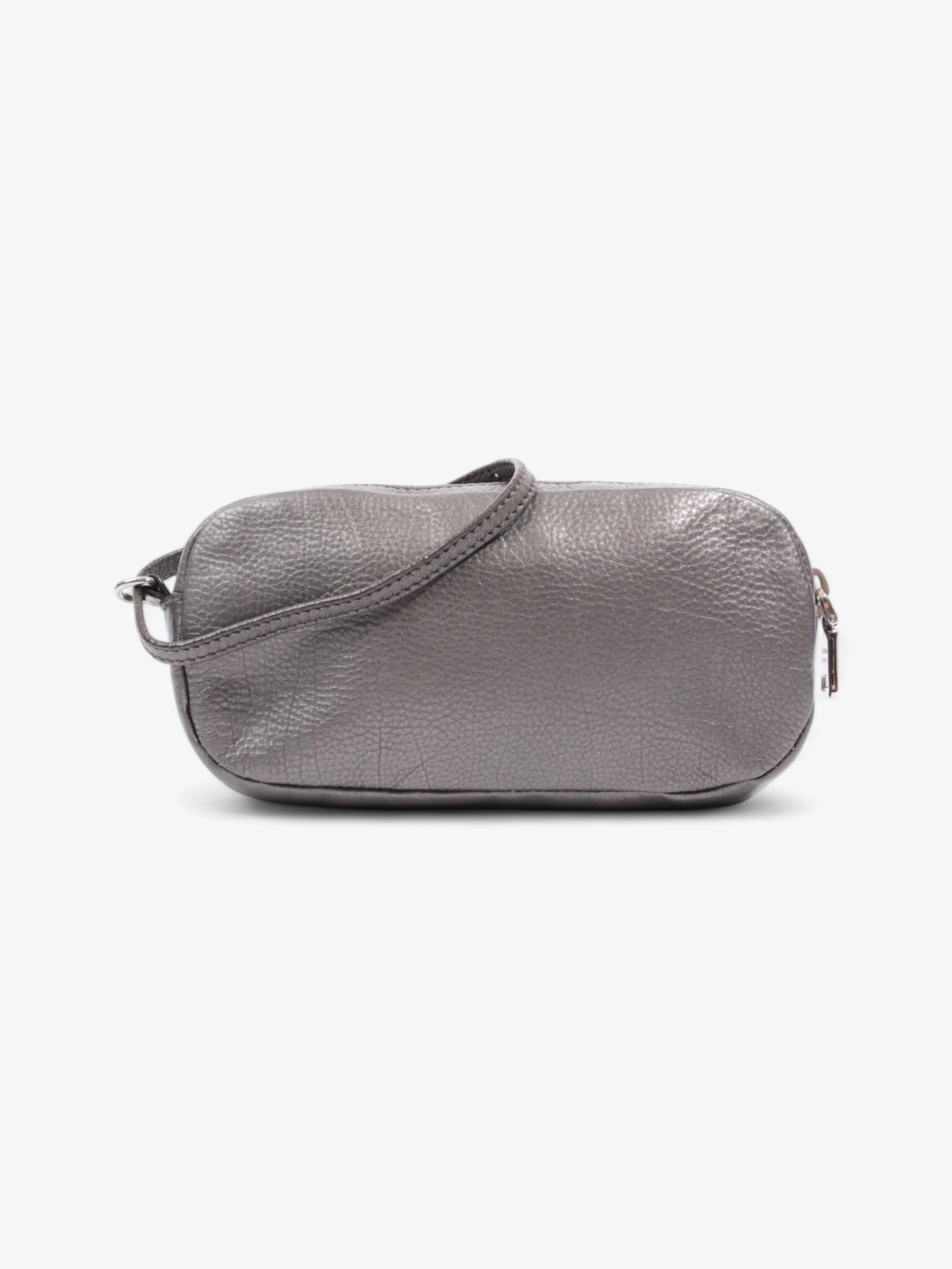 Prada Wristlet Metallic Leather