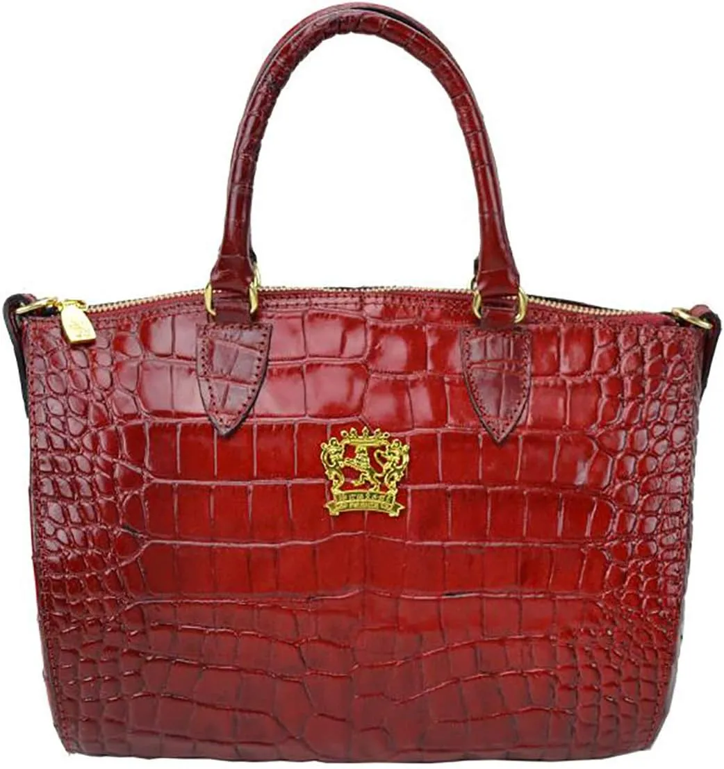 Pratesi Pontassieve leather handbag - K332/28 King (Cherry)