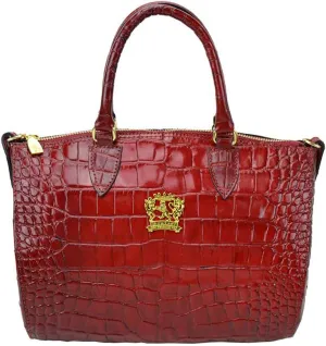 Pratesi Pontassieve leather handbag - K332/28 King (Cherry)