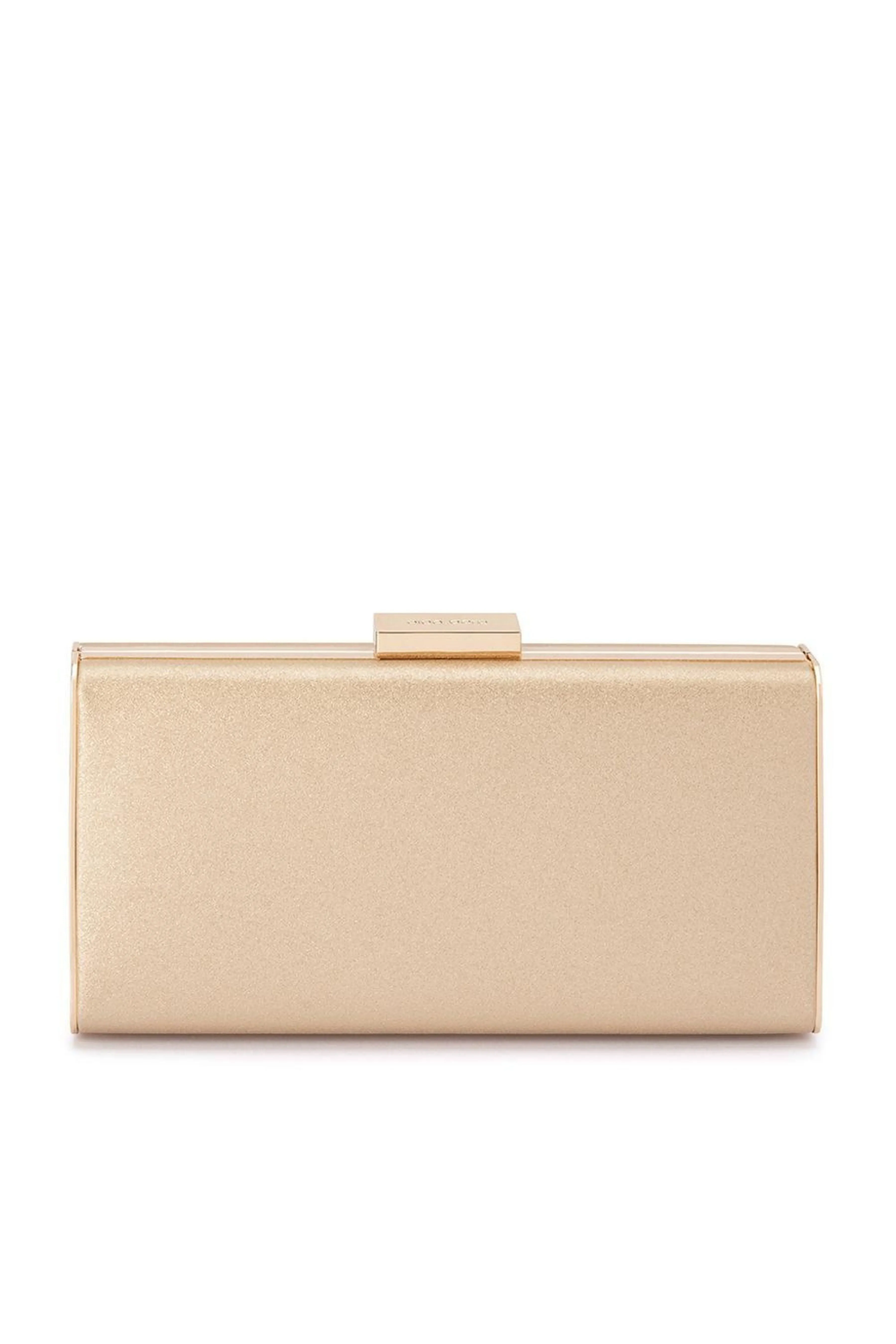 Precious Metallic Slimline Clutch - Champagne Gold