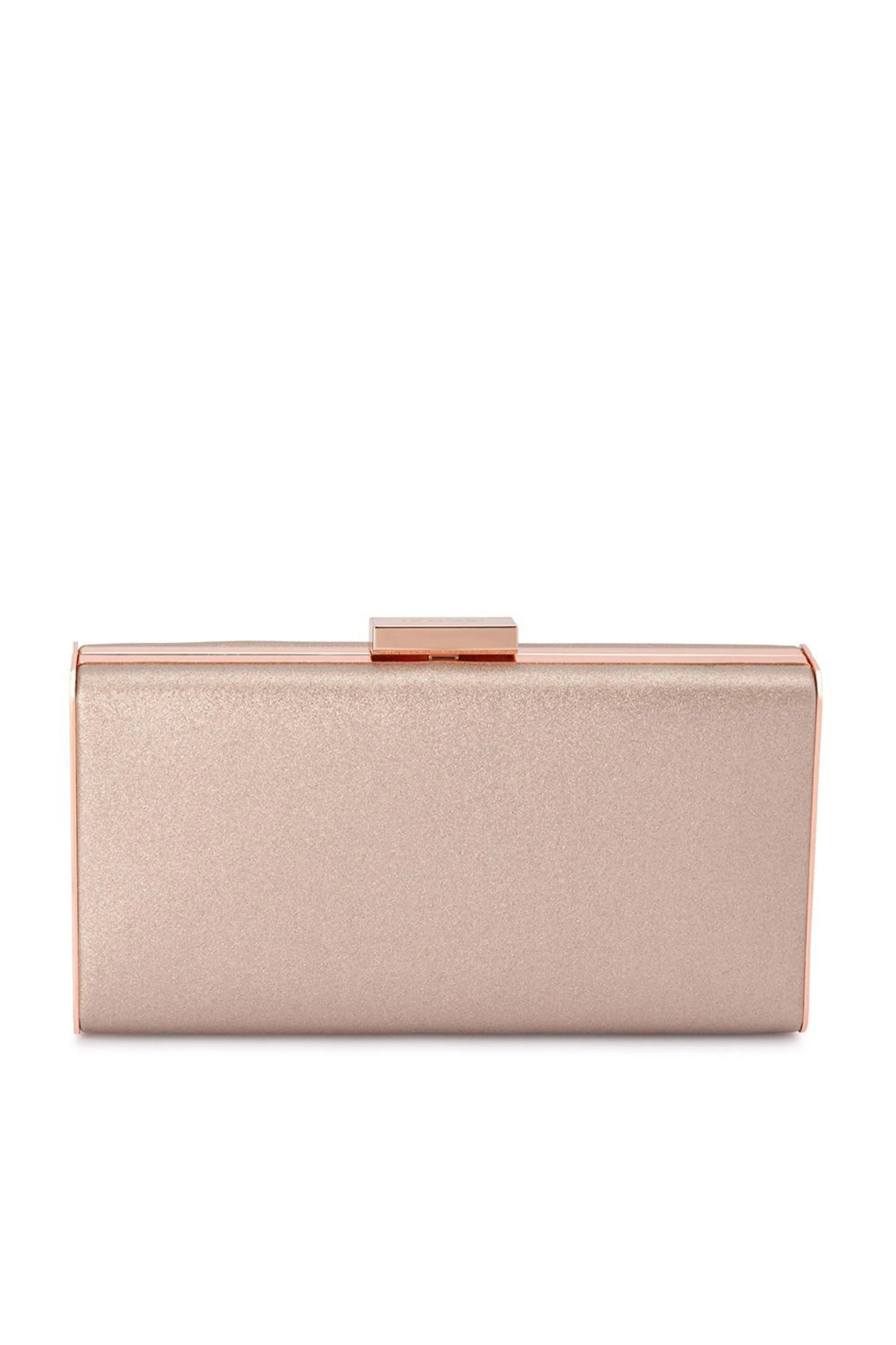 Precious Metallic Slimline Clutch - Rose Gold