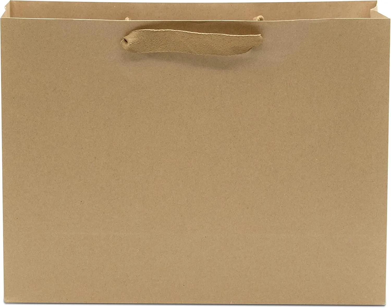 Prime Line Packaging Large Gift Bags with Handles, Kraft Paper Shopping Bags for Small Business, Boutiques, Retail, Merchandise, Bulk, 16x6x12 50 Pack