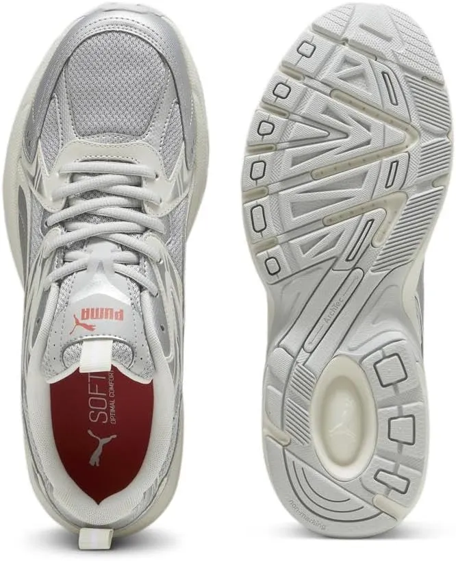 PUMA Women's Milenio Tech Shoes, Cool Light Vapor Gray-Silver, 9.5