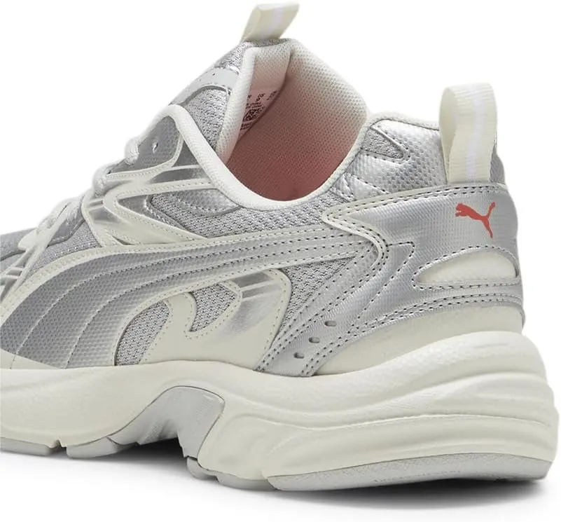 PUMA Women's Milenio Tech Shoes, Cool Light Vapor Gray-Silver, 9.5