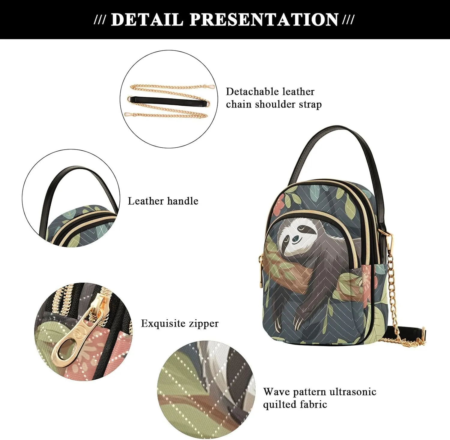 Quilted Crossbody Bags for Women Trendy, Women's Crossbody Handbags Pink Butterfly Travel Cell Phone Purses Bags