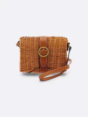 Rattan Crossbody Bag