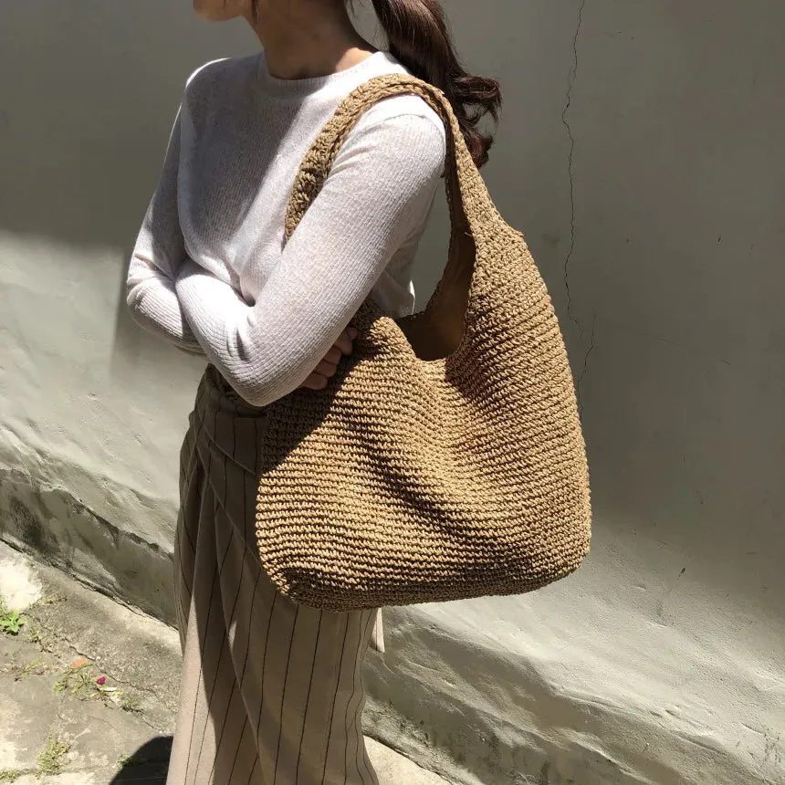Rattan Tote Bag