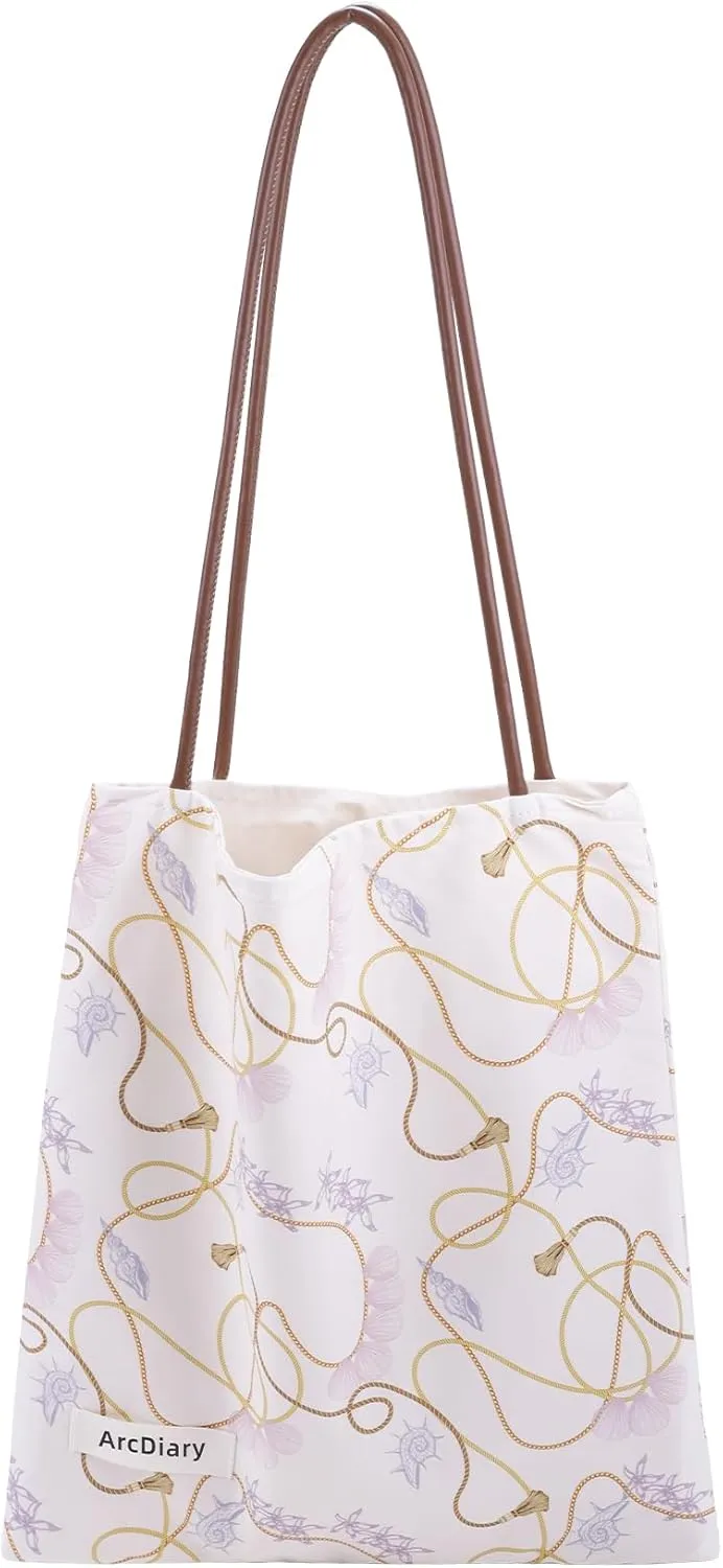 Rayon Hobo Bags for Women,Patterned Tote Bag,Large Capacity Shoulder Handbags with Inner Pockets