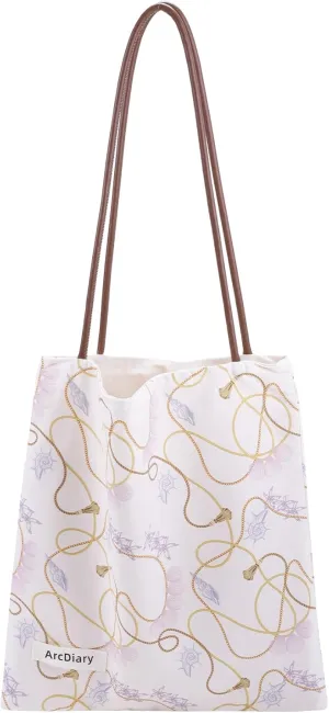 Rayon Hobo Bags for Women,Patterned Tote Bag,Large Capacity Shoulder Handbags with Inner Pockets