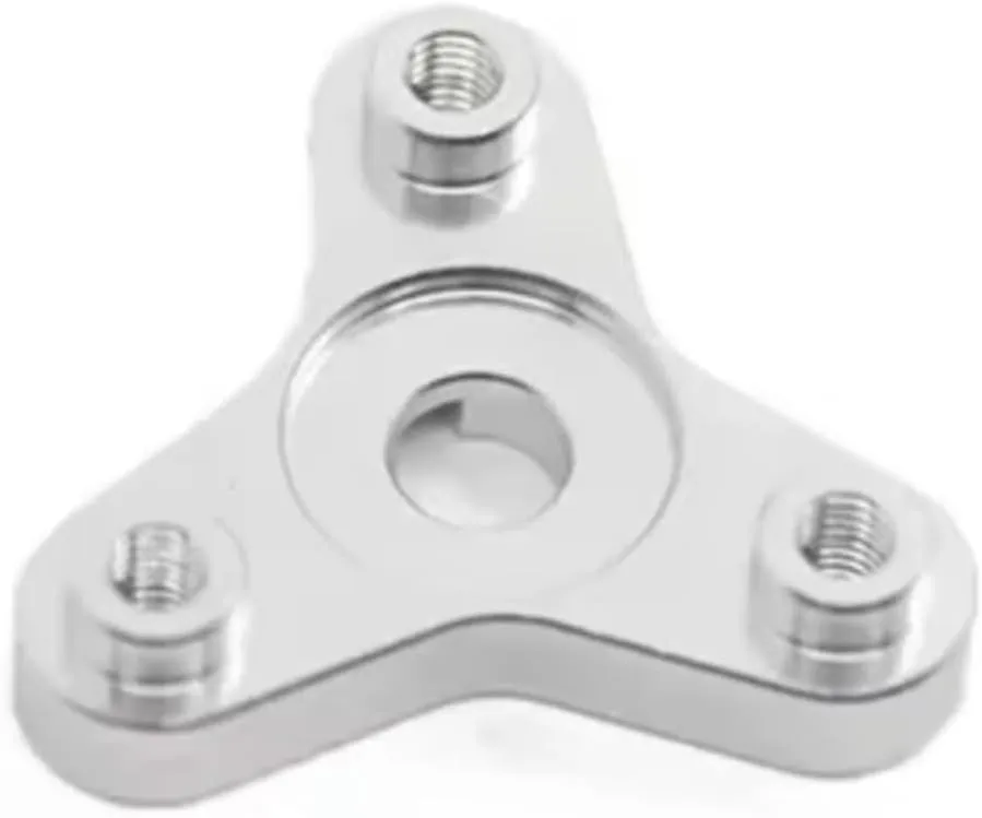 RC Car Upgrade Part for E-Maxx for E-Revo for Summit T-Maxx for Revo Slayer 3.3 1/10 Slipper Clutch Eliminator Rc Car Parts(Silver)