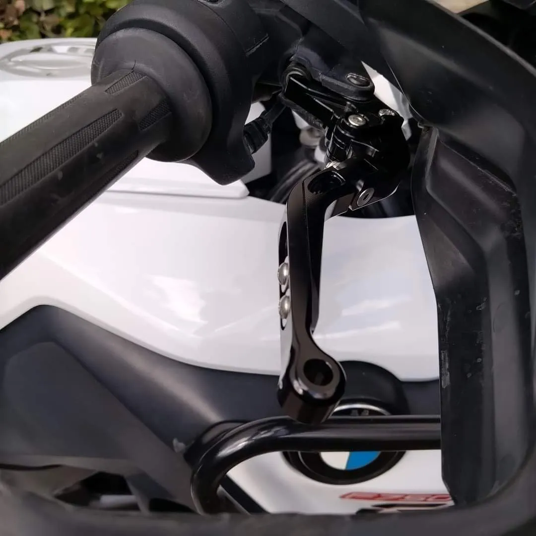 Retractable Foldable Brake Lever Clutch Lever for MV Agusta Brutale 1000 RR/RS/Rush 2020-2021, CNC Aluminum Alloy Made (Blue)