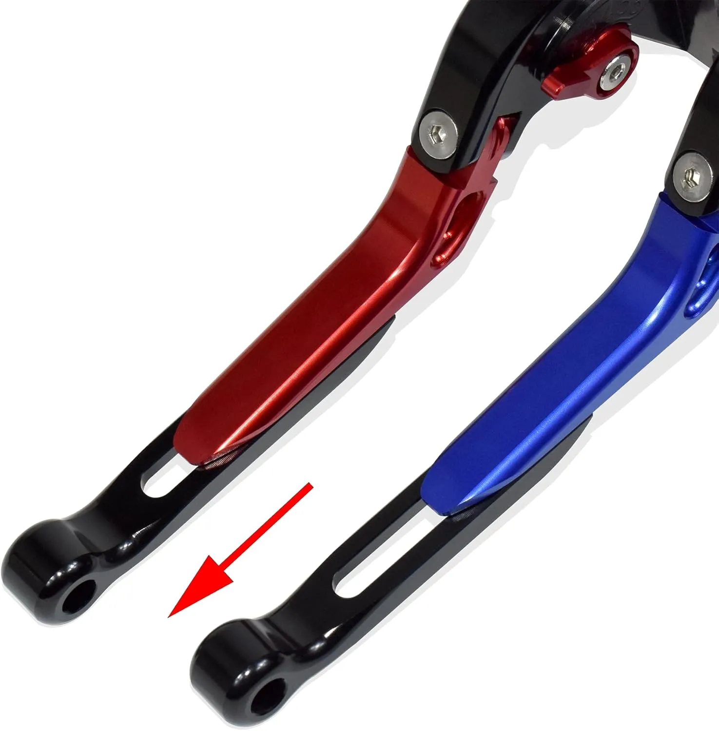 Retractable Foldable Brake Lever Clutch Lever for MV Agusta Brutale 1000 RR/RS/Rush 2020-2021, CNC Aluminum Alloy Made (Green)