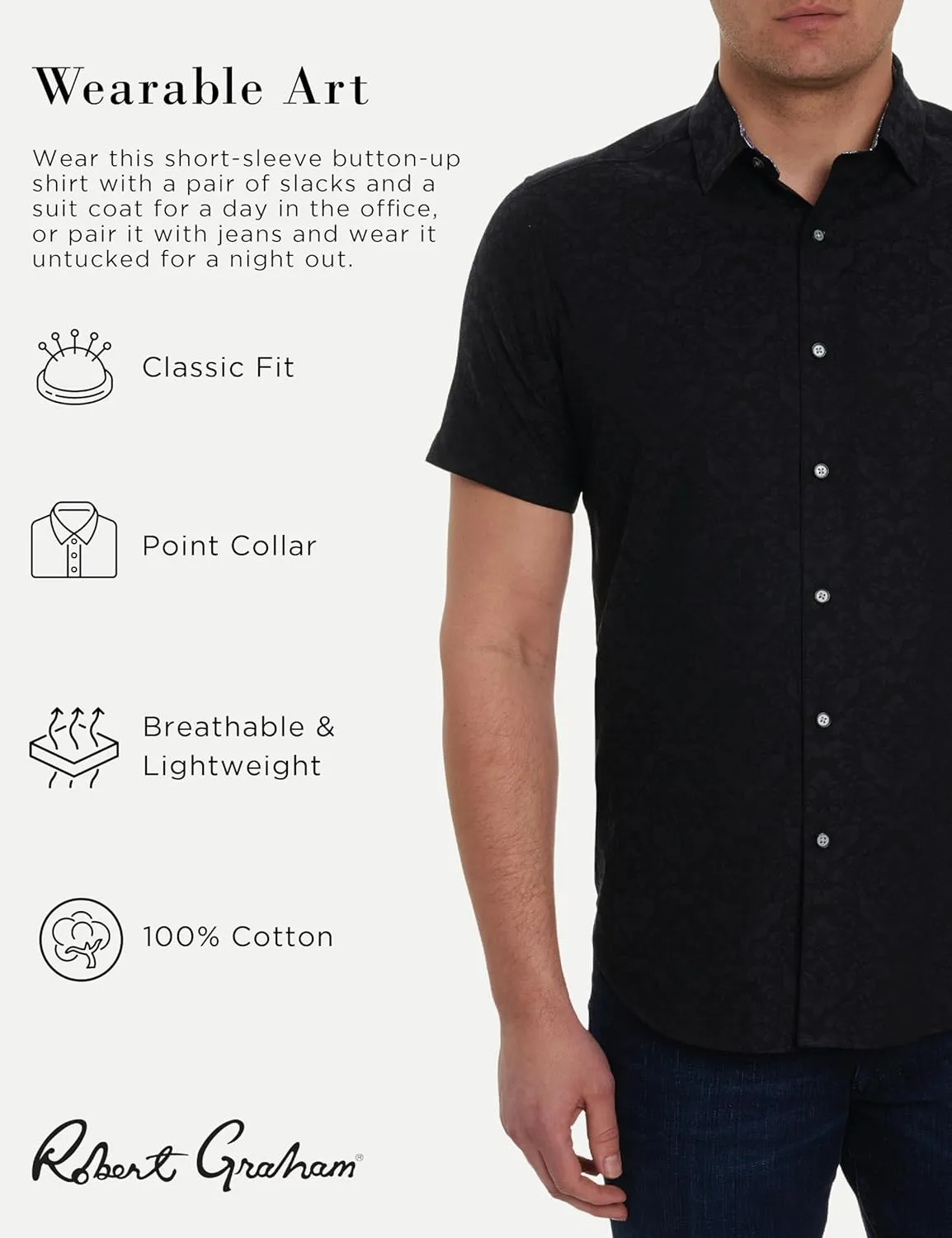 Robert Graham Men's Bayview, Cotton Button-Up Long-Sleeve Shirt