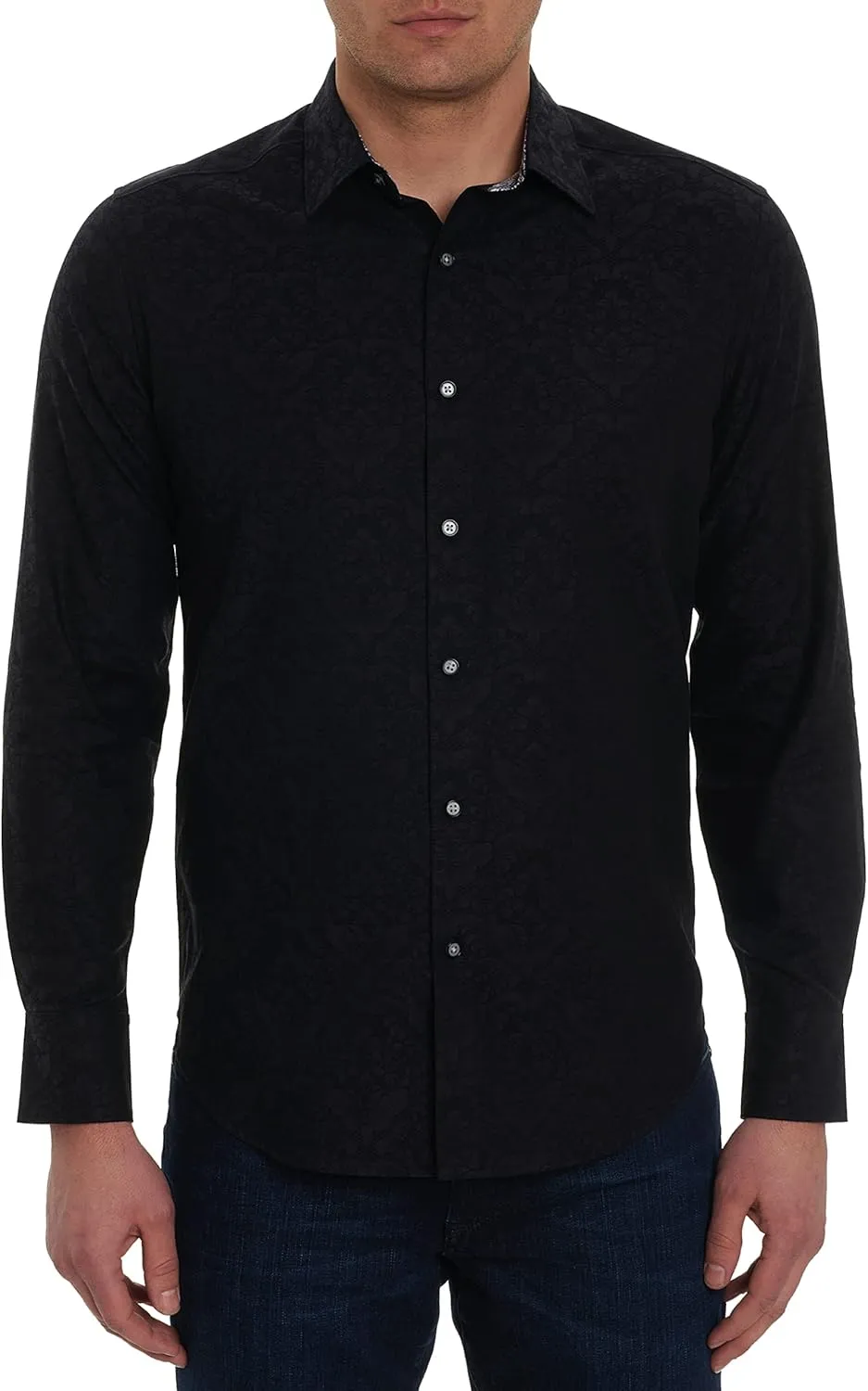 Robert Graham Men’s Bayview Cotton Button-Up Long-Sleeve Shirt