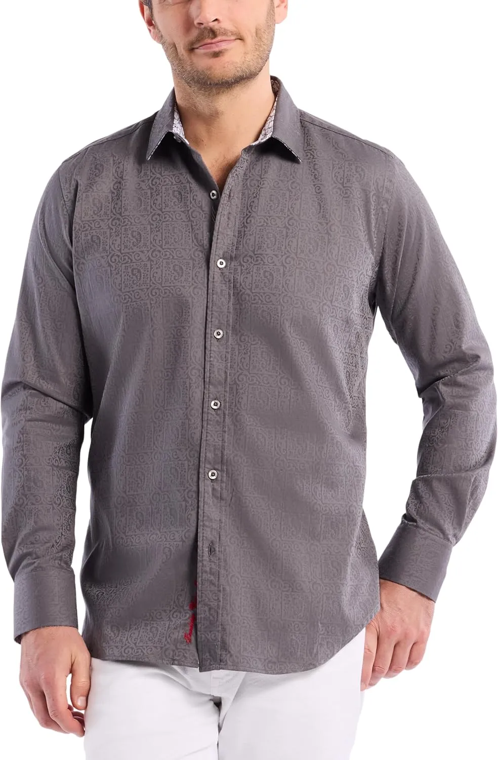 Robert Graham Men’s Windsor Long-Sleeve Shirt, Button-Up Shirt for Men