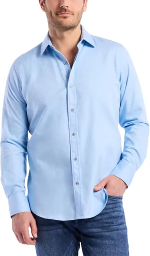 Robert Graham Men’s Windsor Long-Sleeve Shirt, Button-Up Shirt for Men