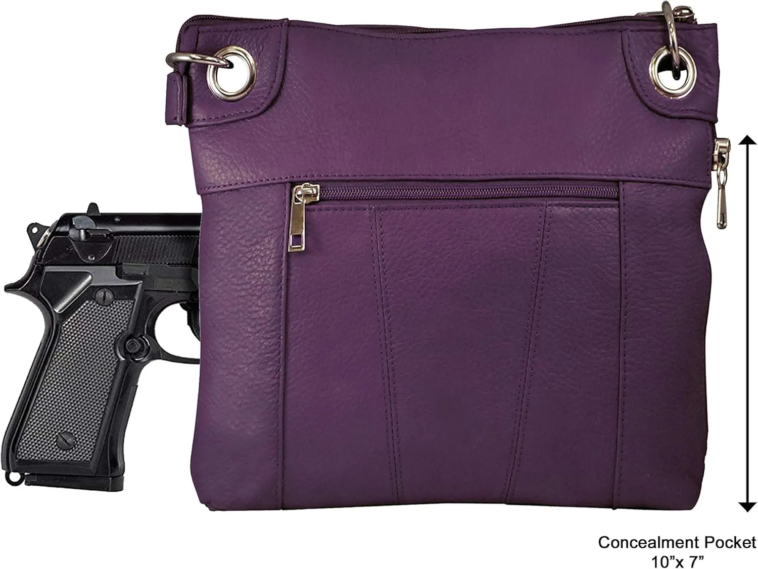 Roma Leathers Crossbody Bag