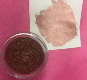 ROSE PINK GOLD HIGHLIGHTER DUST 1 Oz OUNCE, rose pink gold highlighter By Oh! Sweet Art