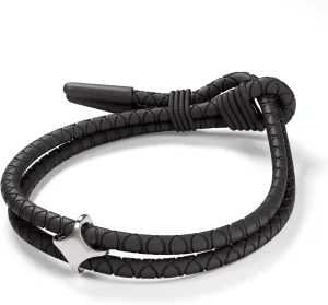 Rowdy Parrot FlexTech Adjustable Silicone Rope Bracelet: Waterproof, Sweatproof, Sunproof, Minimalist Surf, Golf Jewelry for Men - One Size Fits All