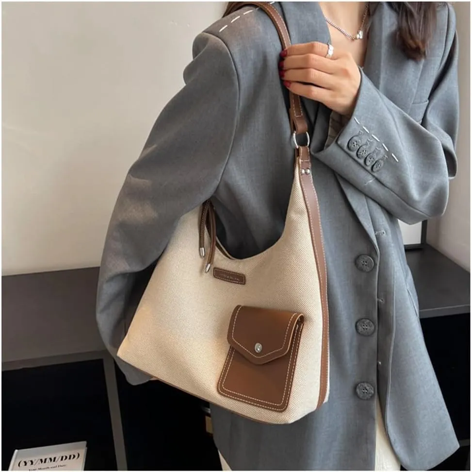 RTGGSEL Boho Summer Retro Women's Straw Rattan Beach Tote Bag Crossbody Shoulder Bags Hobo Underarm Handbag Straw Purse