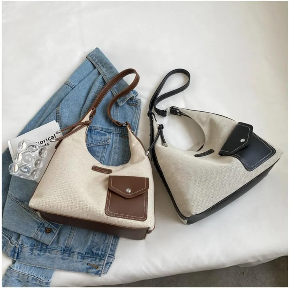 RTGGSEL Boho Summer Retro Women's Straw Rattan Beach Tote Bag Crossbody Shoulder Bags Hobo Underarm Handbag Straw Purse