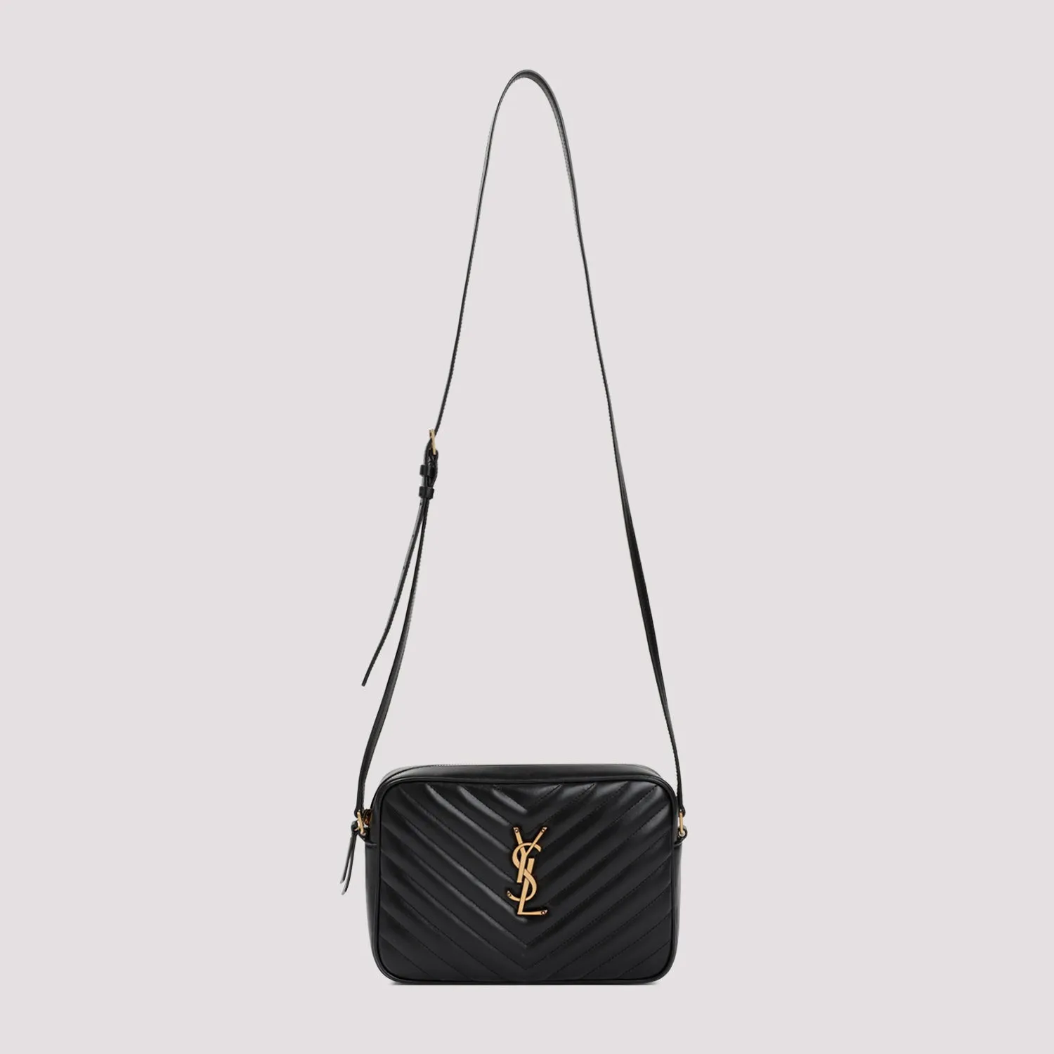 SAINT LAURENT Mini Leather Lou Handbag